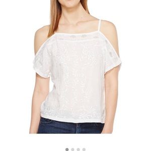 Lucky Brand embroidered tank